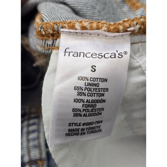 Francesca’s Marianne Asymmetrical Denim Midi Skirt Size S NWT Y2K Cowgirl Grunge - Picture 8 of 11